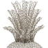 23" Glam Bling Faux Crystal and Silver Pineapple