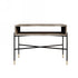 Industrial 45" Concrete And Metal Console Console Table