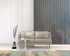 49" Chrome Five Light LED Tubular Contemporary Floor Lamp