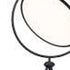 60" Black LED Tripod Color Changing Floor Lamp With Globe