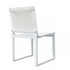 20" Set Of Two White Metal Dining Chair