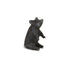 8" Black Rustic Metal Pig Figurine