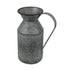 11" Gray Galvanized Metal Decorative Water Jug