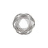 8.5" Gray Metal Decorative Orb