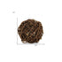 3" Dark Brown Rustic Woven Wicker Decorative Orb