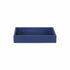 10" Navy Blue Rectangular Wood Handmade Tray