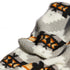 Gray Knitted Sherpa Geometric Reversable Throw