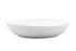 White Six Piece Round Pebbled Porcelain Service For Six Bowl Set