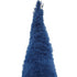 27" Blue And Gray Fabric Standing Gnome