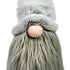 30" Groovy Grey with Pointy Hat Fabric Sitting Gnome Sculpture