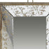 12" Silver Metal Framed Accent Mirror