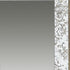 24" Silver Glass Framed Accent Mirror