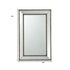 Silver Rectangle Accent Mirror