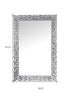 47" Mirrored & Faux Gems Accent Mirror