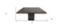 42" Brown Solid Wood Dining Table