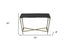 32" Black and Gold Stone Frame Console Table