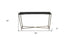 48" Black and Gold Stone Frame Console Table