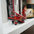 5" Red and Black Metal Hand Painted Model Airplane