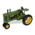 7" Green and Black Metal Hand Painted Model Tractor