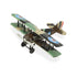 5" Green Metal Hand Painted Model Airplane