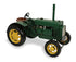 8" Green and Black Metal Hand Painted Model Tractor