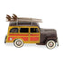 8" Yellow and Brown Metal Hand Painted Model Car