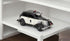 7" Black and White Metal Hand Painted Model Car