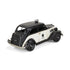 7" Black and White Metal Hand Painted Model Car