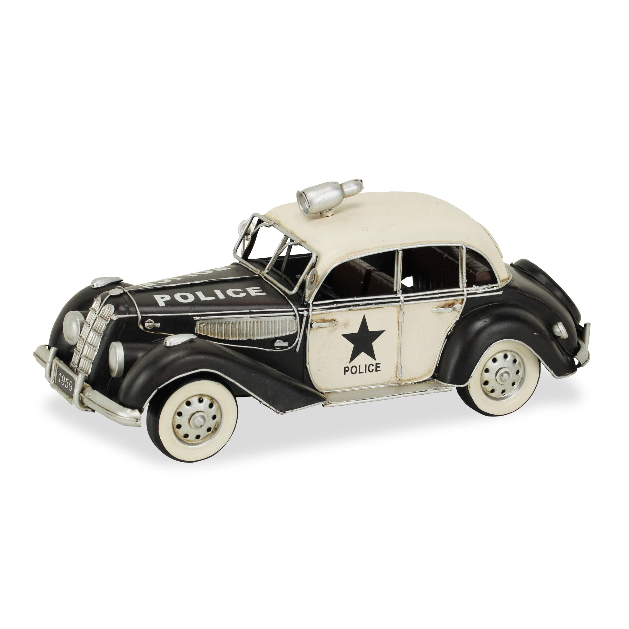 5" Cream Metal Hand Painted Model Car