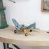 6" Yellow and Green Metal Hand Painted Model Airplane