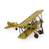 6" Yellow and Black Metal Hand Painted Model Airplane