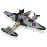 4" Black and Gray Metal Hand Painted Model Airplane