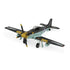 5" Black and Yellow Metal Hand Painted Model Airplane