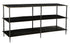 48" Gray Iron Floor Shelf Console Table With Storage