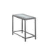 22" Gray And White Tile End Table