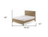 Dark Brown Solid Wood Twin Bed Frame