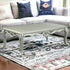 58" Champagne Rectangular Coffee Table