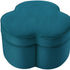 28" Blush Velvet Specialty Cocktail Ottoman