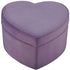 32" Purple Velvet Specialty Storage