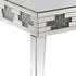 48" Silver Mirrored And Manufactured Wood Rectangular Mirrored Coffee Table