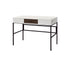 42" White and Black Writing Desk