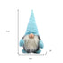 15" Blue and Gray Fabric Standing Gnome