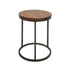 20" Black And Gray Manufactured Wood Square End Table