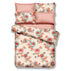 Twin Size 4 Piece Duvet Cover Sheets Set, Abloom