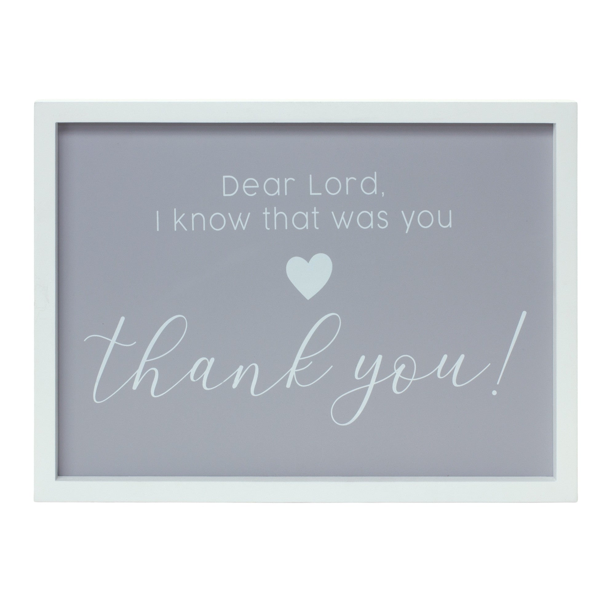 Set Of Two Gray Thankful Wall Decor