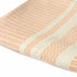 Orange Woven Cotton Striped Throw Blanket