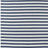 Blue and White Woven Cotton Striped Throw Blanket