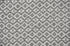 Gray and White Woven Cotton Geometric Throw Blanket