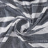 Blue and White Woven Cotton Striped Throw Blanket