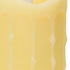 Set of Two Yellow Flameless Pillar Candles